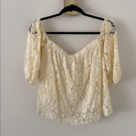 Ella moss lace off the shoulder top - Picture 4 of 5